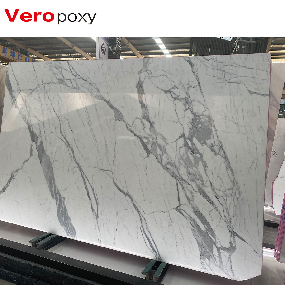 UV-stabilized epoxy resin for marble coatings